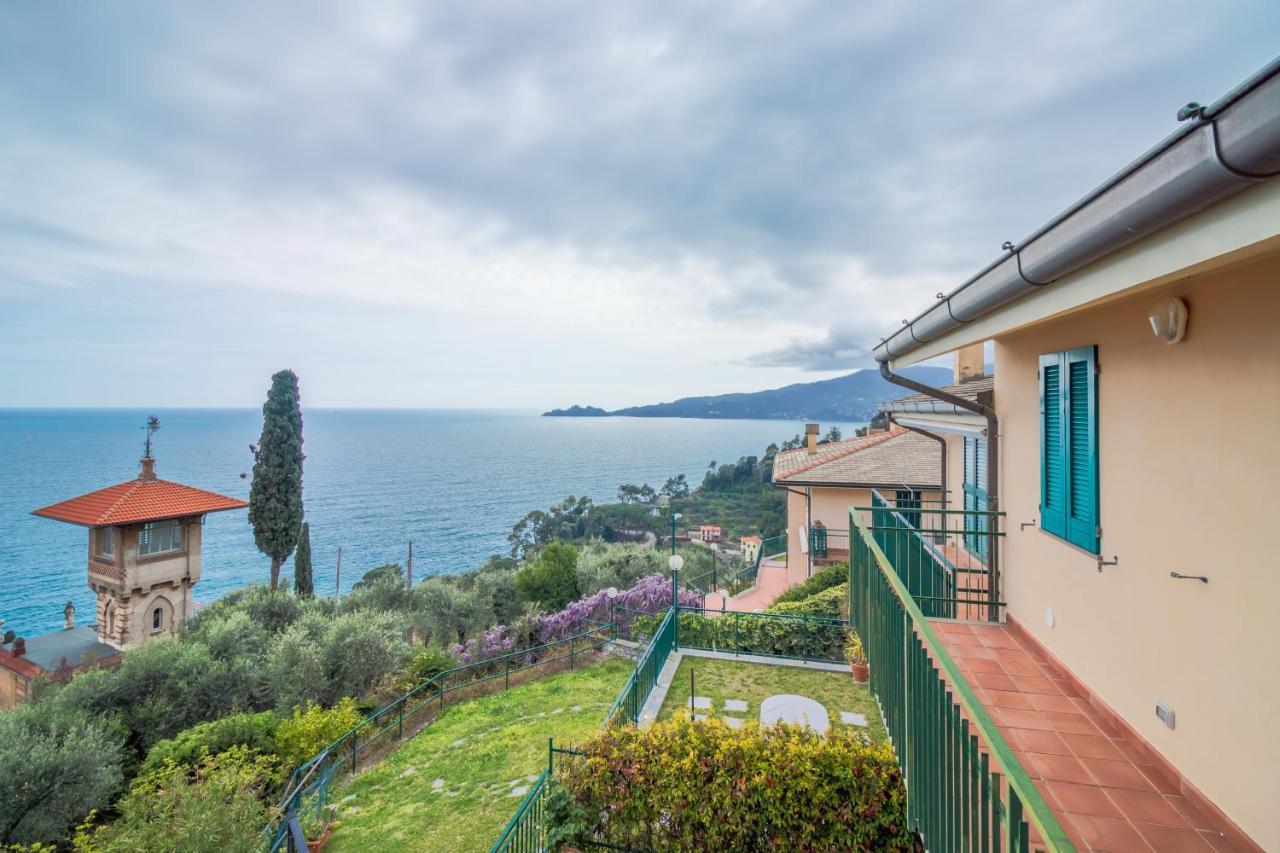 Casa Camilla Relax Con Una Vista Da Sogno Zoagli Buitenkant foto